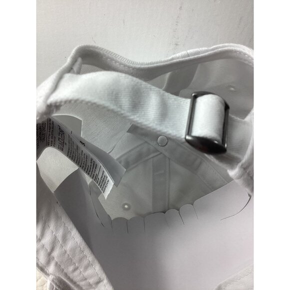 GAP White Baseball Cap W/USA Flag Letters Embroidery*Adj Strap*100% Cotton*NWT - Picture 7 of 7